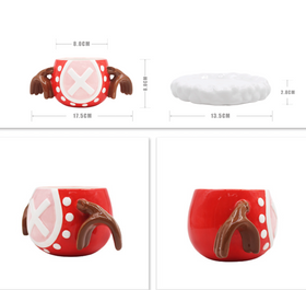 One Piece Hat-Shaped Ceramic Mug (300ml)